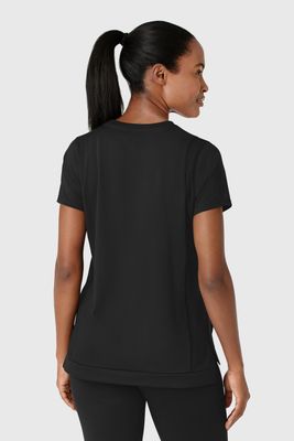 Casacca donna 6359 girocollo - nero
