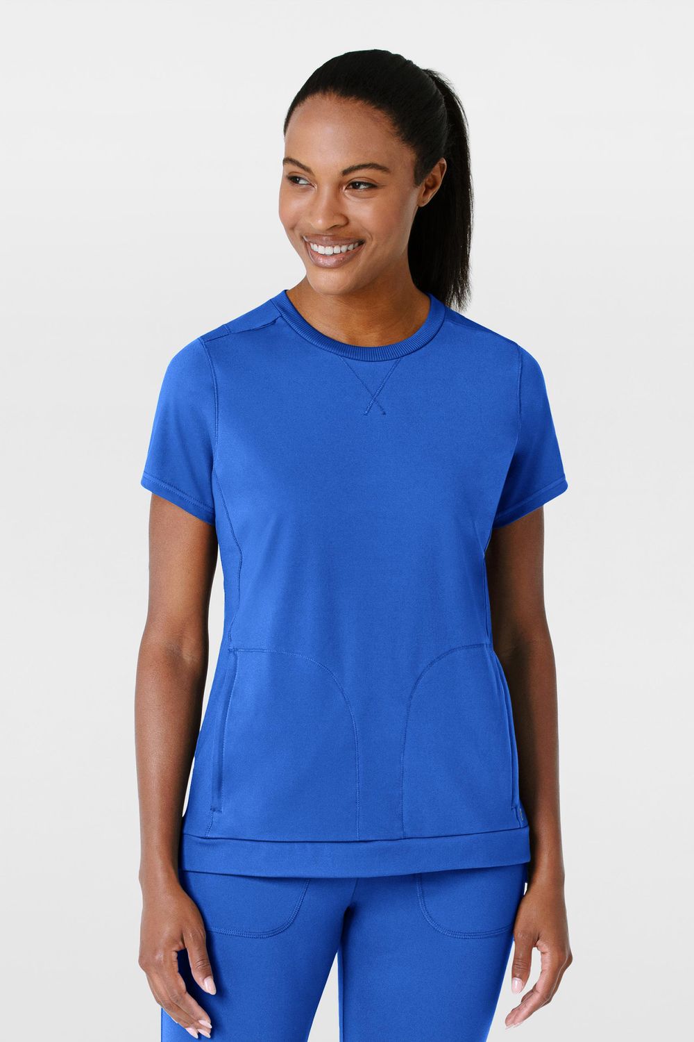 Casacca donna 6359 girocollo royal blue