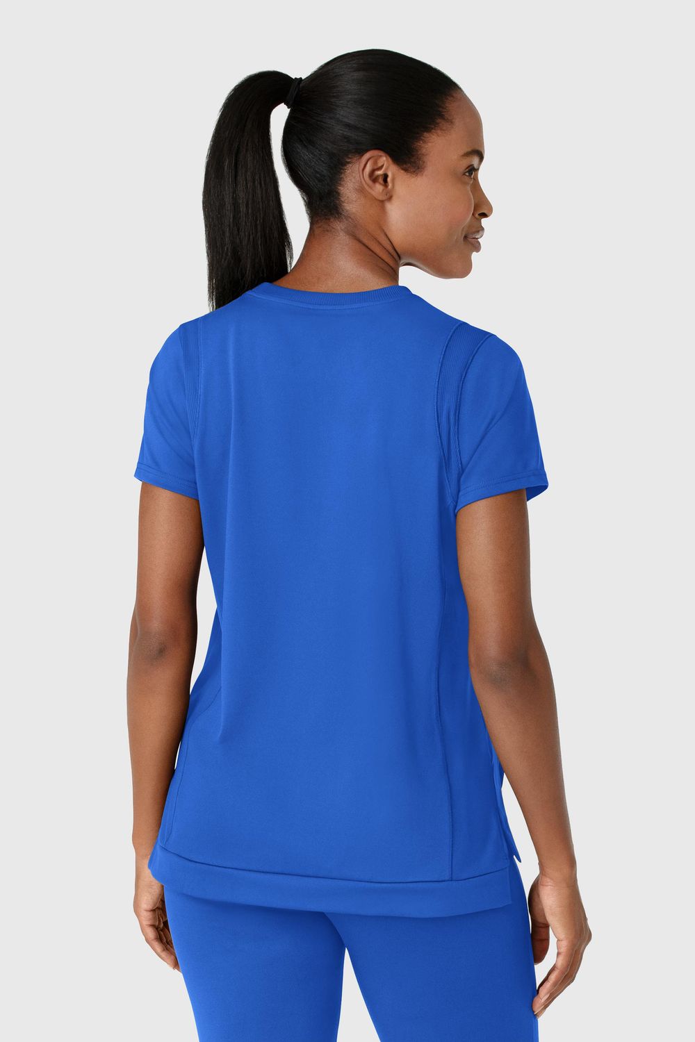 Casacca donna 6359 girocollo - blu royal