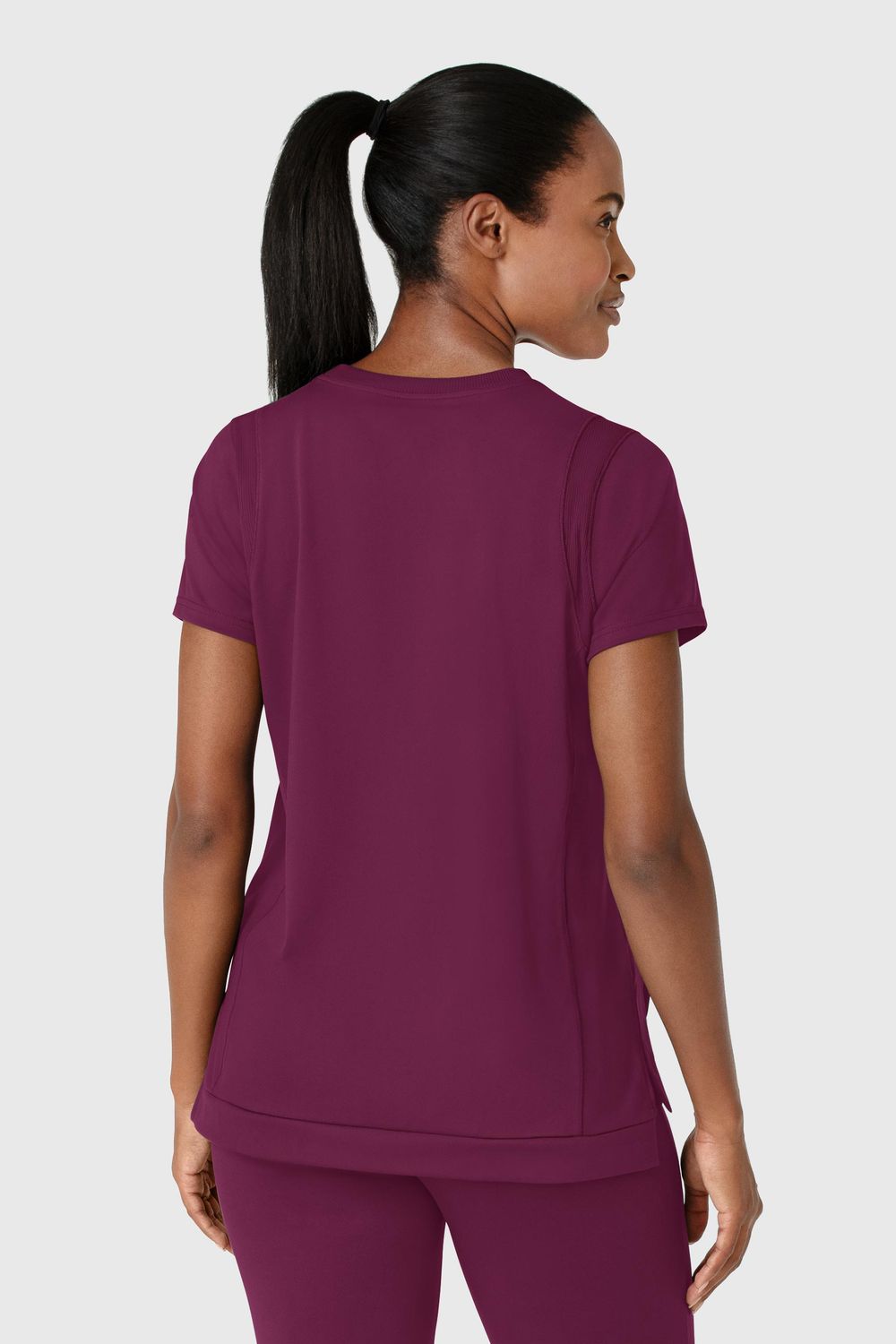 Casacca donna 6359 girocollo - vinaccia