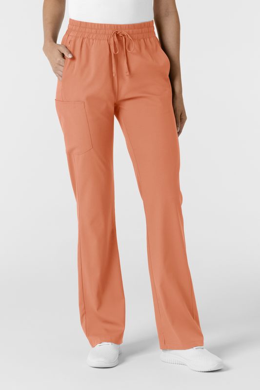 Pantalone donna 5251 palazzo - terracotta