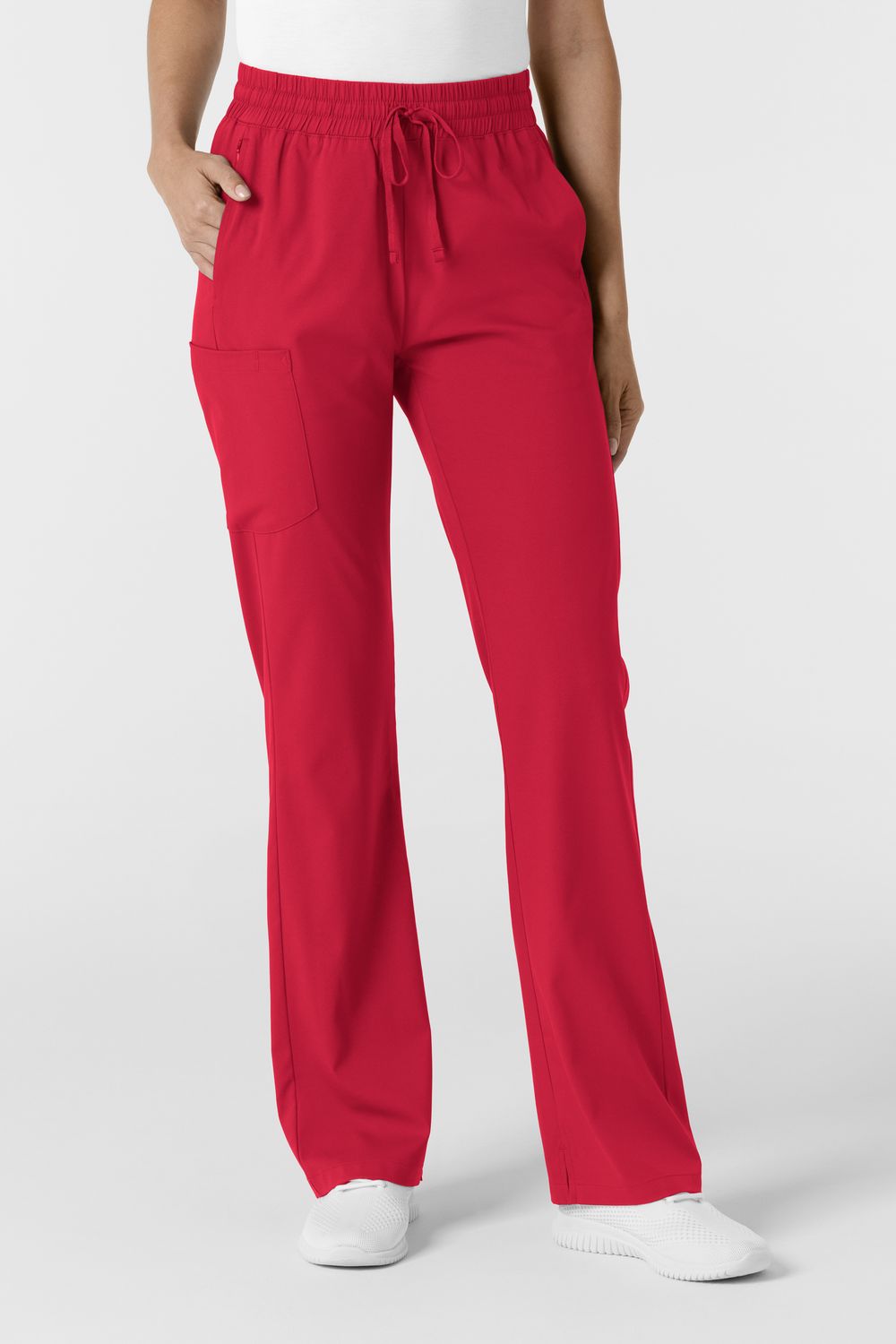 Pantalone donna 5251 palazzo - red