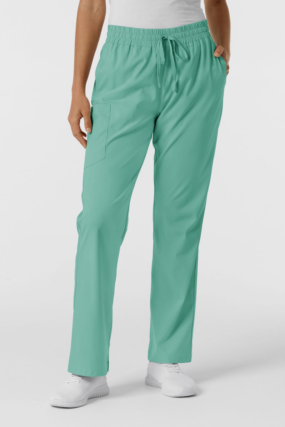Pantalone donna 5251 palazzo - turquoise