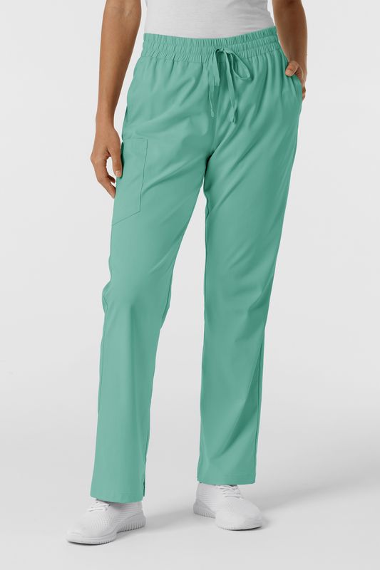 Pantalone donna 5251 palazzo - turquoise