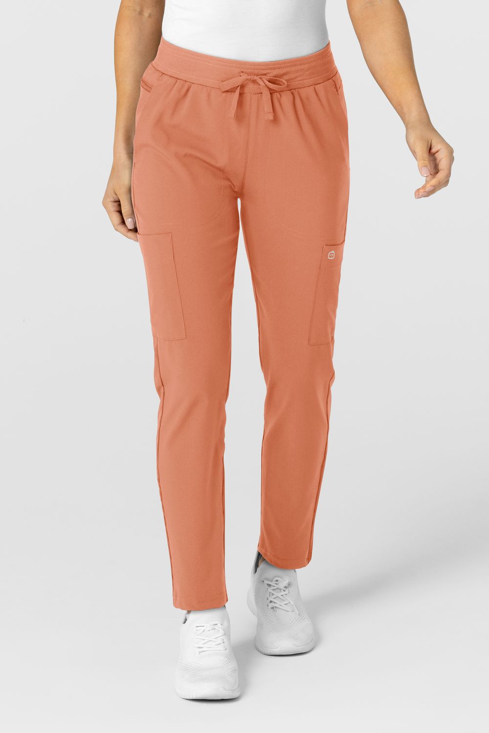 Pantalone donna 5045 sport 8 tasche terracotta