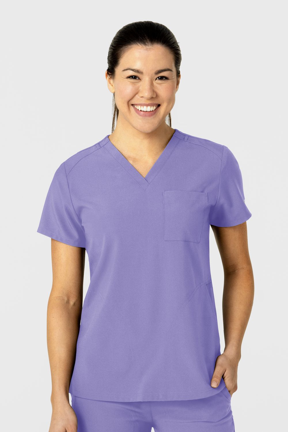 Casacca donna 6045 scollo a V iris