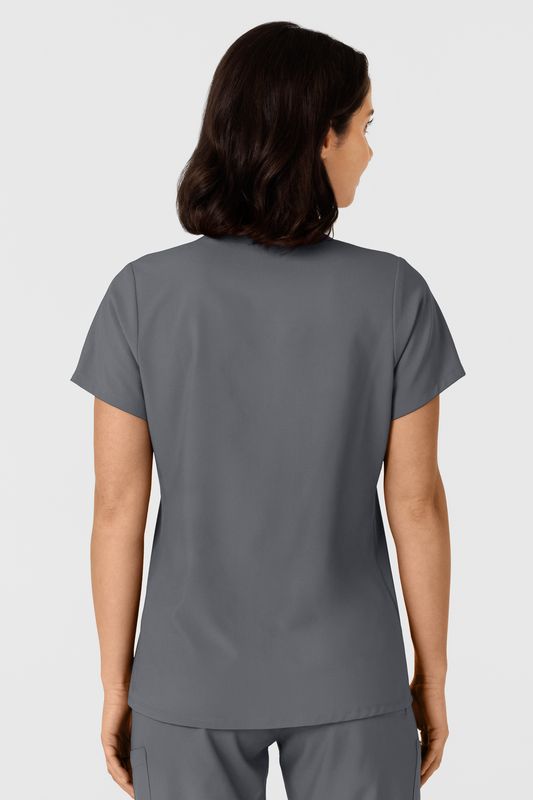 Casacca donna 6145 scollo a V pewter