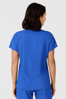 Casacca donna 6145 scollo a V royal blue