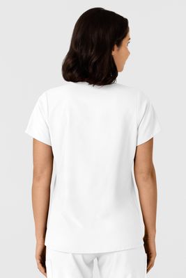 Casacca donna 6145 scollo a V white
