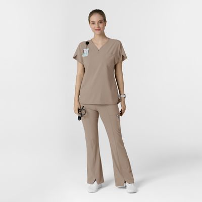 Casacca donna 6634 scollo a V arrotondato haze