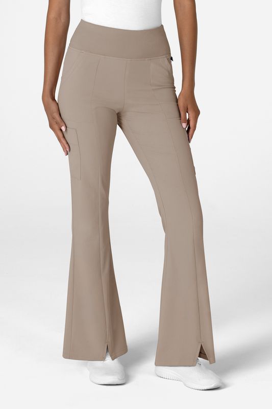 Pantalone donna 5534 cargo svasato haze