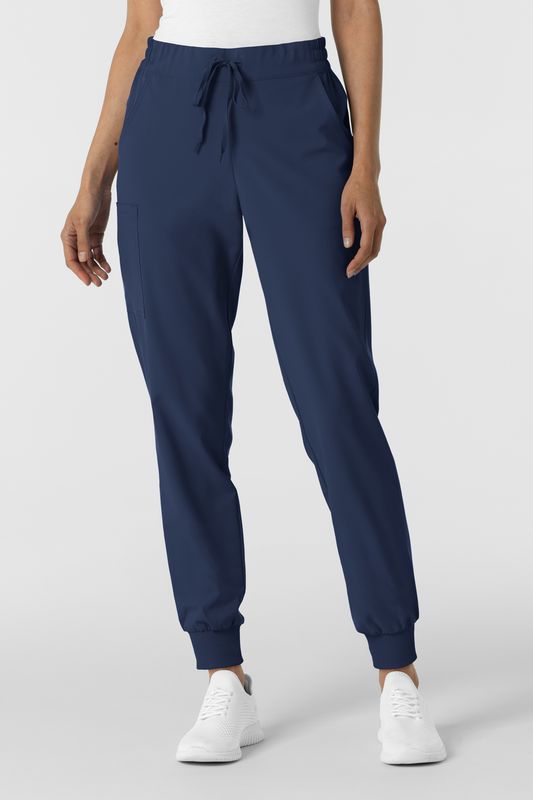 Pantalone donna 5934 cargo jogger navy blue