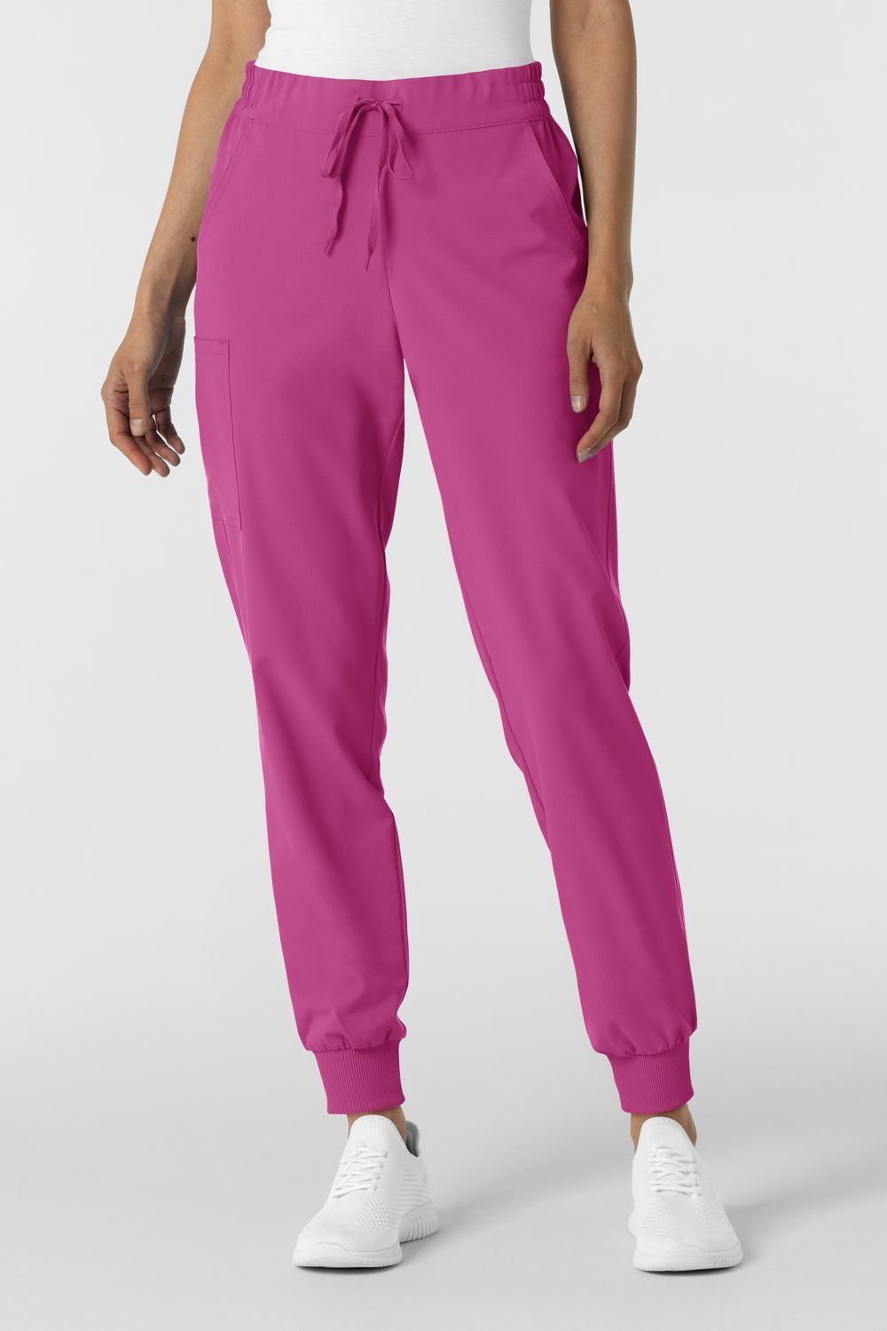 Pantalone donna 5934 cargo jogger raspberry