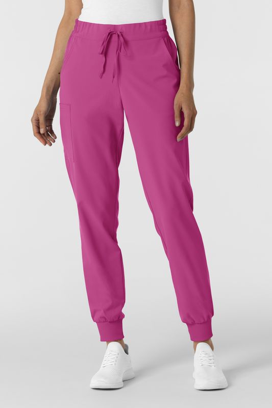 Pantalone donna 5934 cargo jogger raspberry