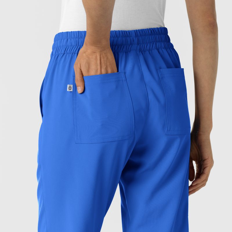 Pantalone donna 5934 cargo jogger royal blue