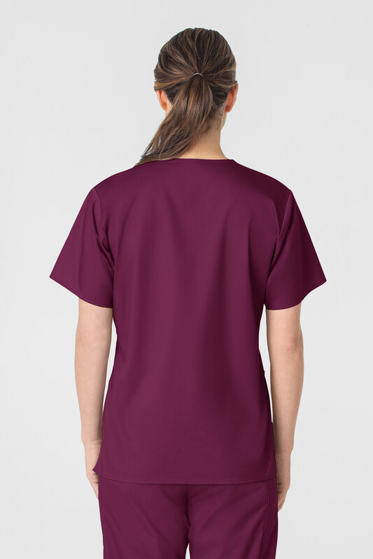 Casacca donna 101 scollo a V wine