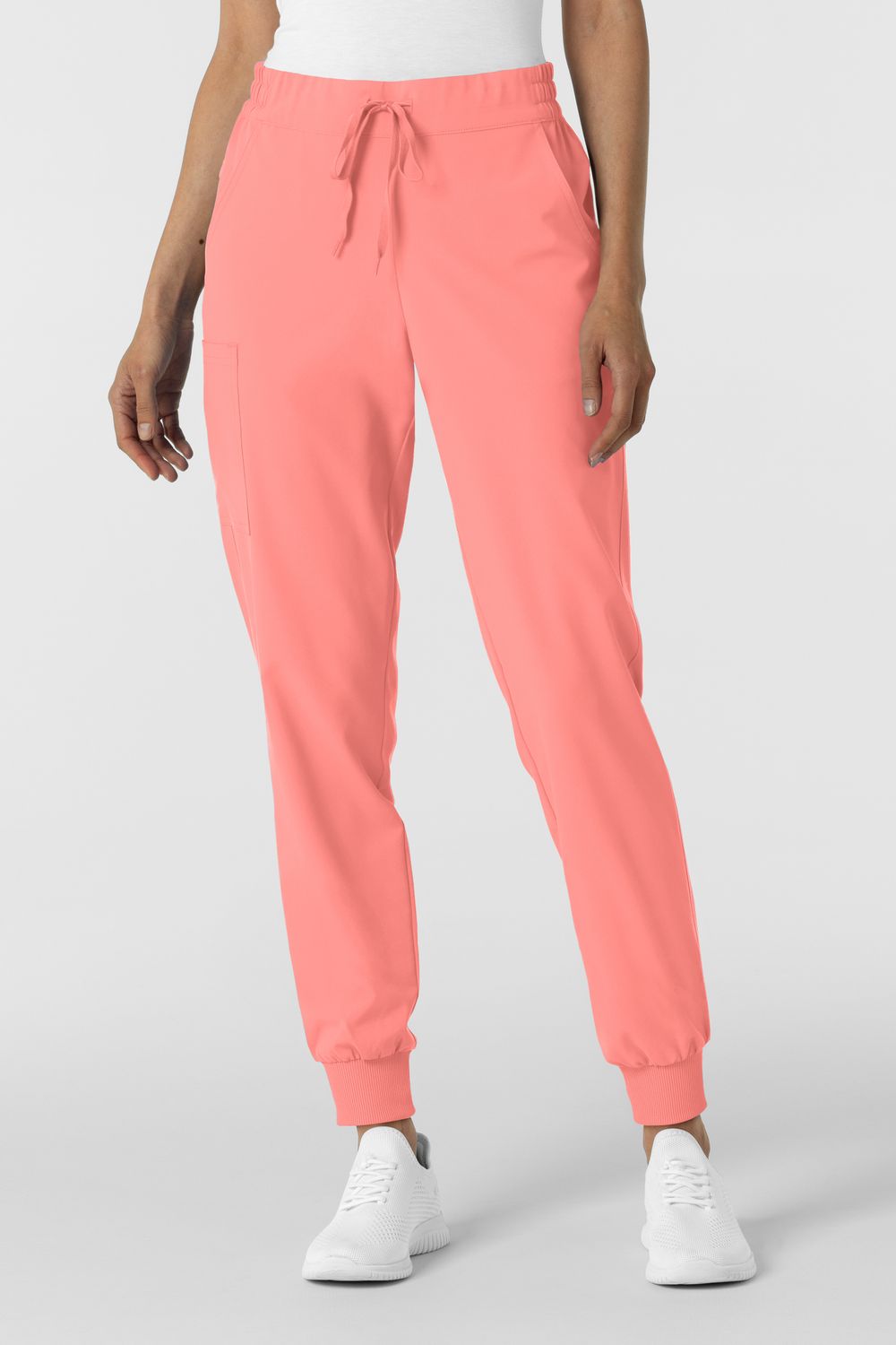 Pantalone donna 5934 cargo jogger paradise pink