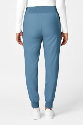 Pantalone donna 5555 cargo jogger pacific blue
