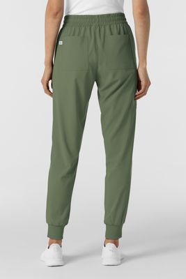 Pantalone donna 5934 cargo jogger olive