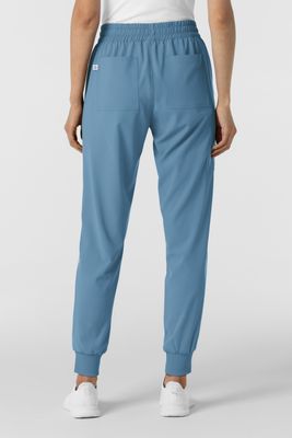 Pantalone donna 5934 cargo jogger pacific blue
