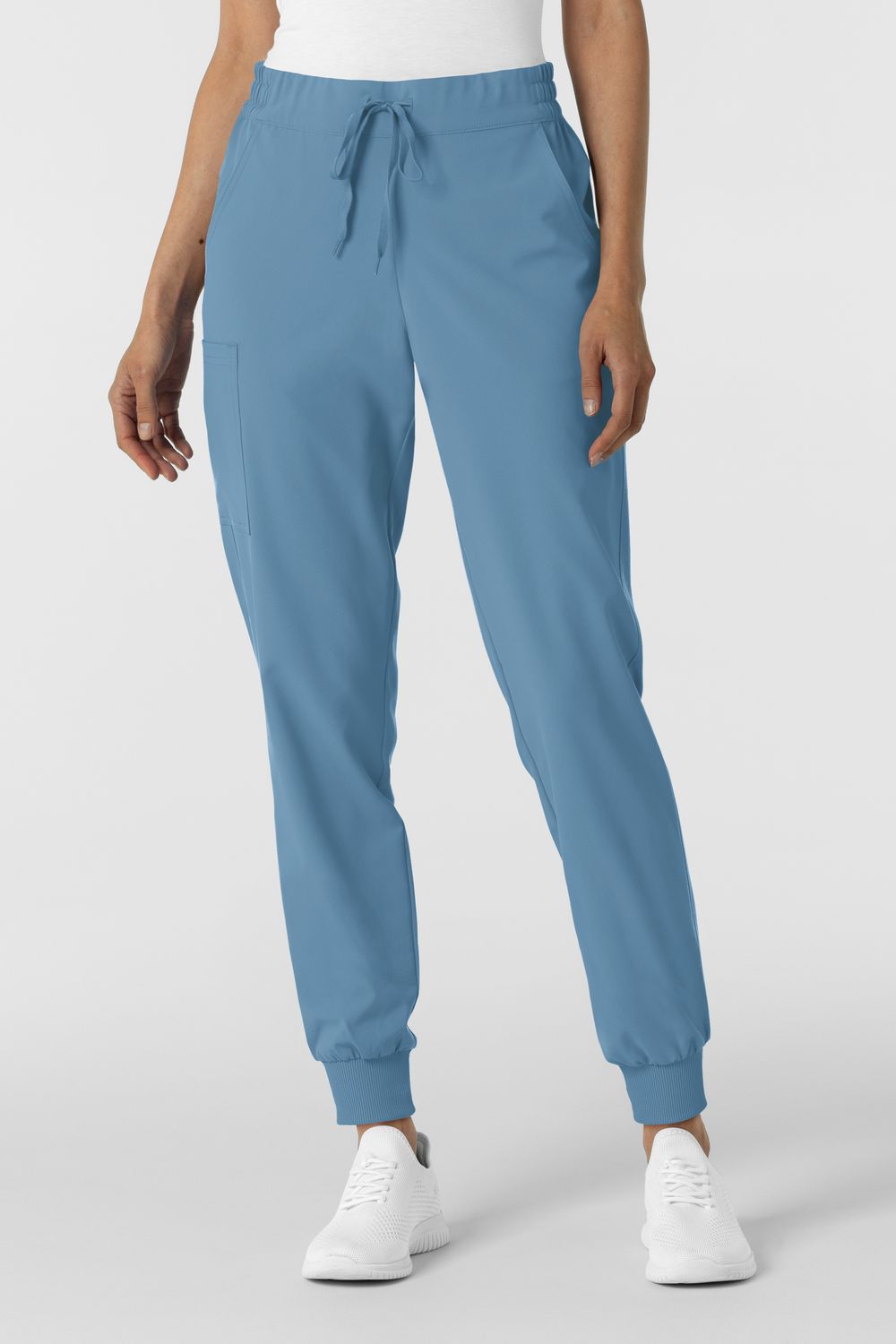 Pantalone donna 5934 cargo jogger pacific blue