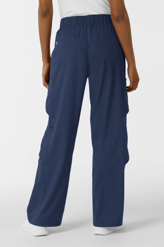 Pantalone donna 5451 doppio cargo navy blue