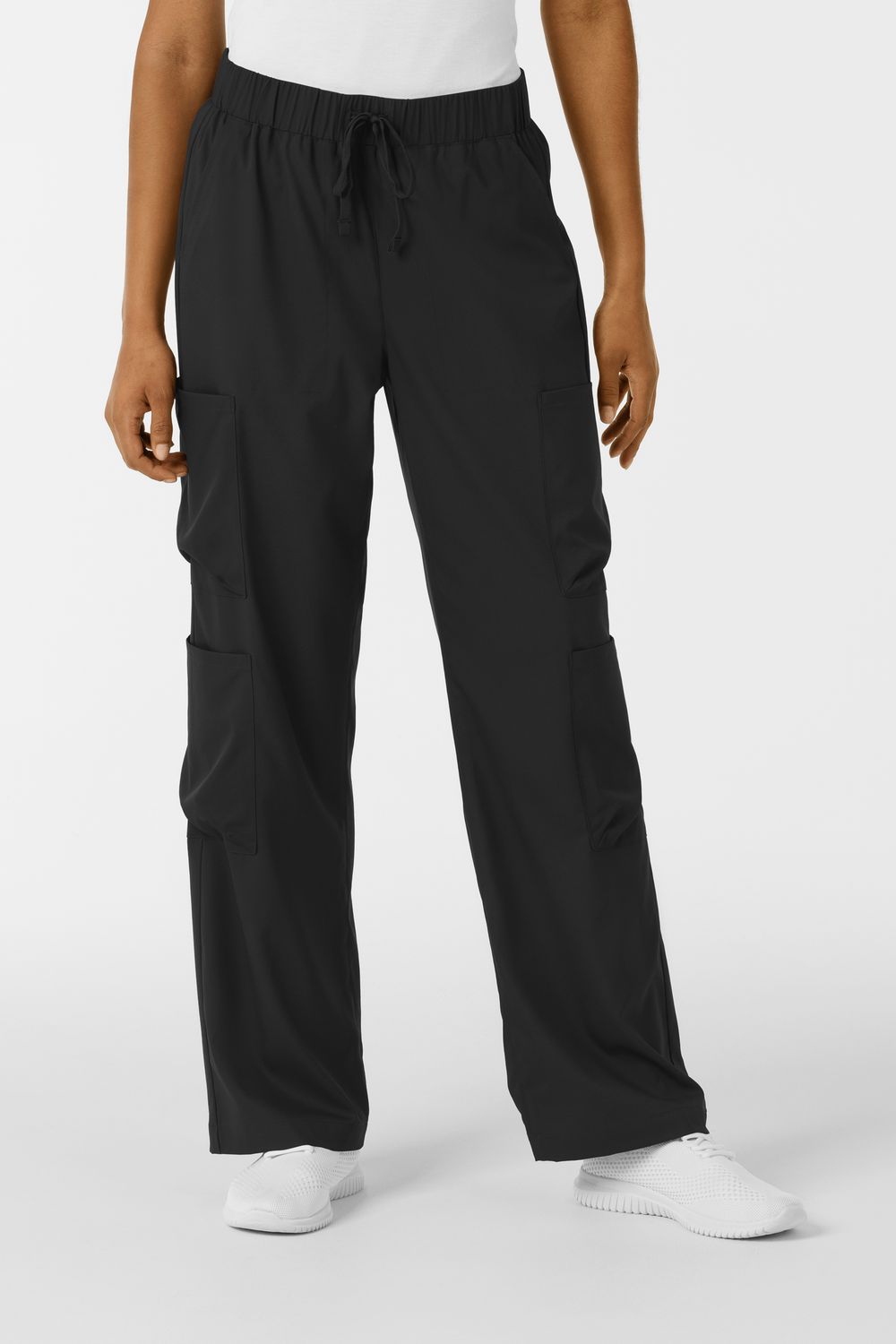 Pantalone donna 5451 doppio cargo black