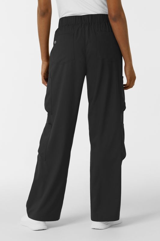 Pantalone donna 5451 doppio cargo black