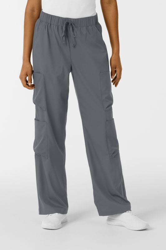 Pantalone donna 5451 doppio cargo pewter