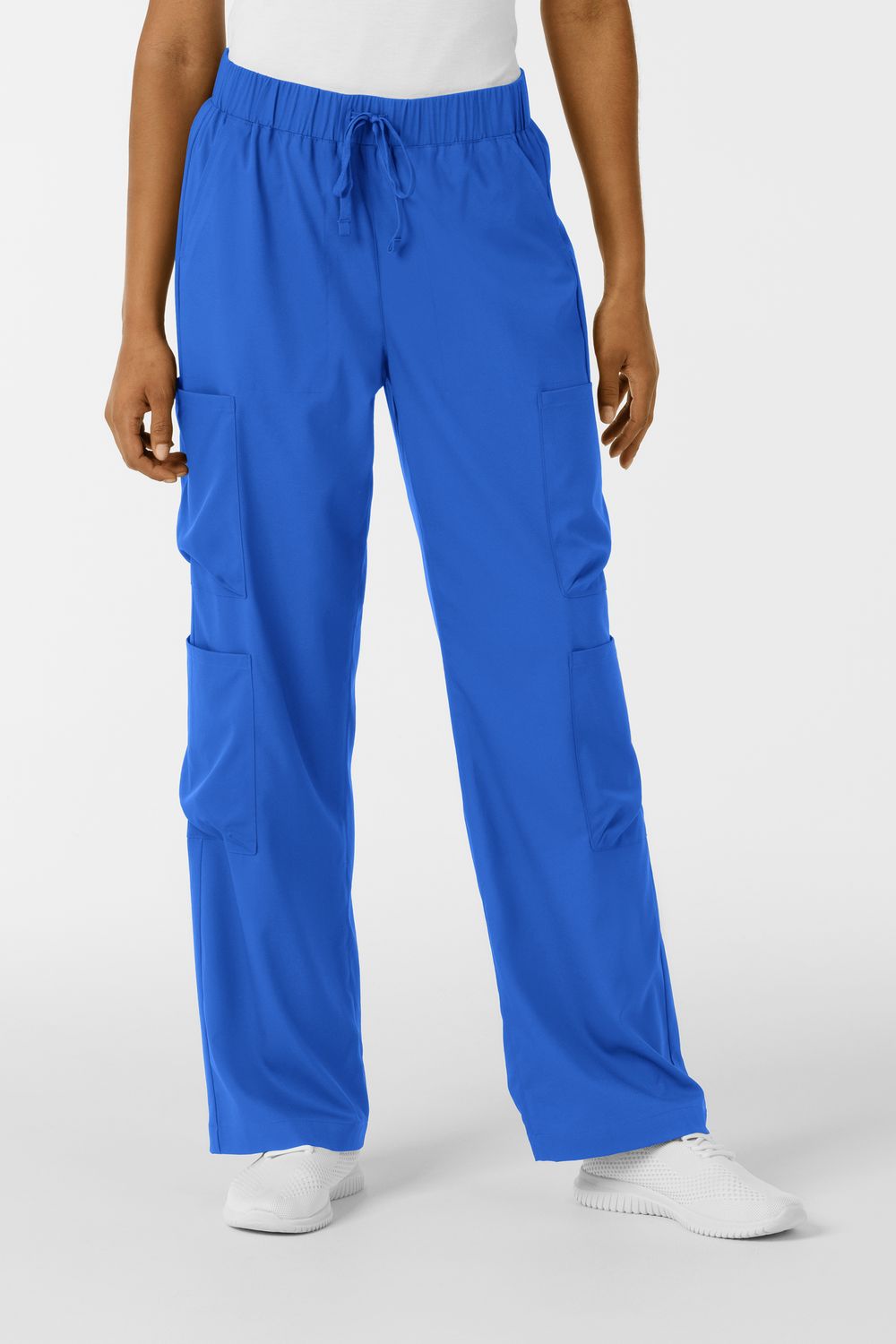 Pantalone donna 5451 doppio cargo royal blue