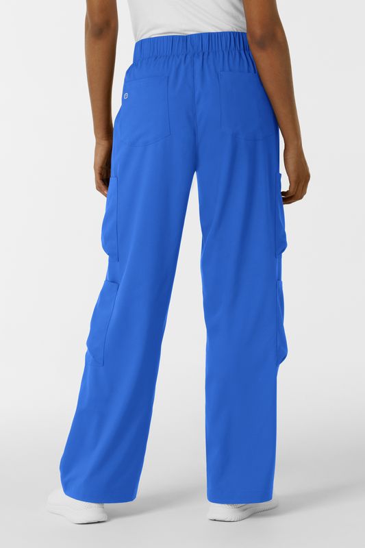 Pantalone donna 5451 doppio cargo royal blue