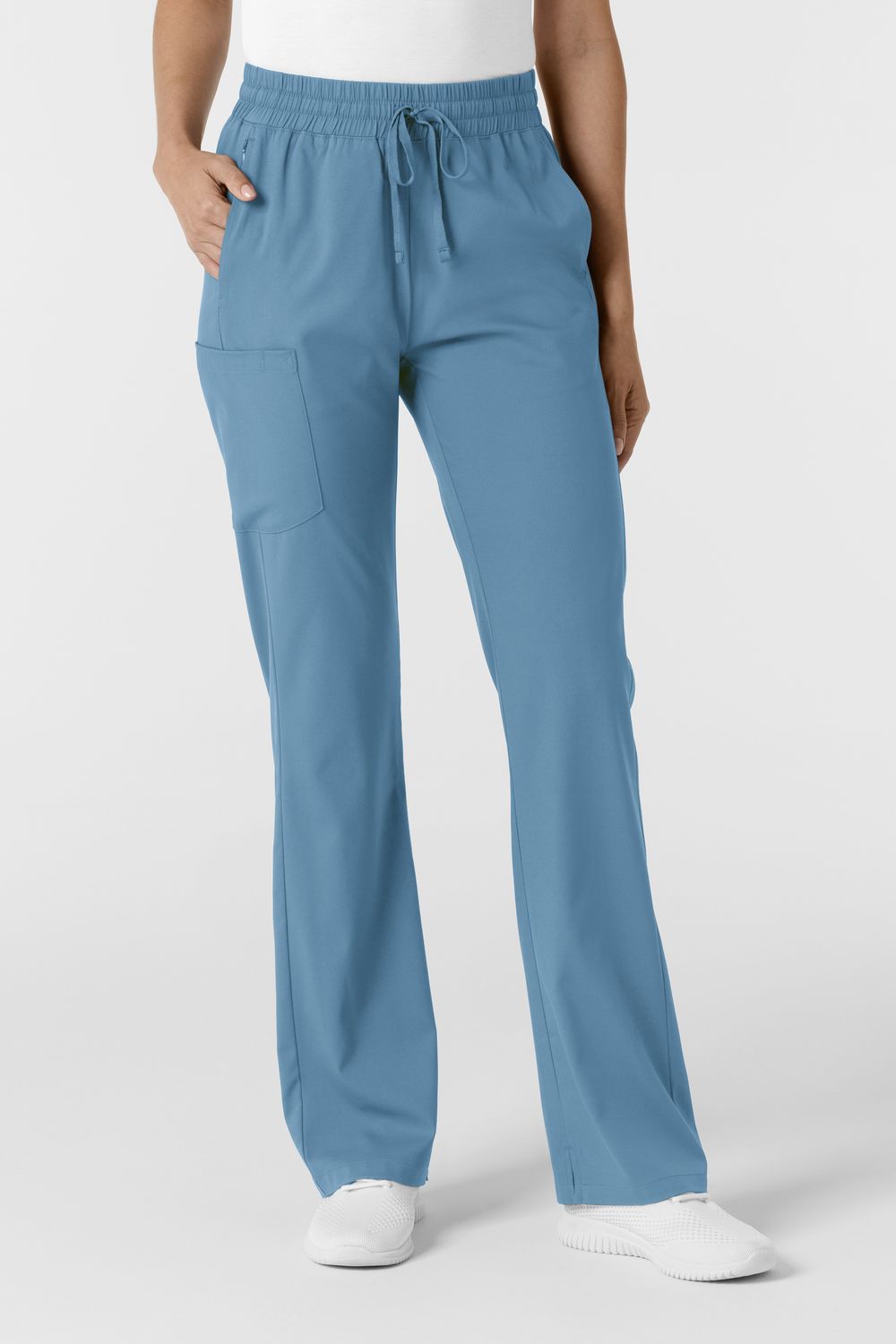 Pantalone donna 5251 palazzo - pacific blue