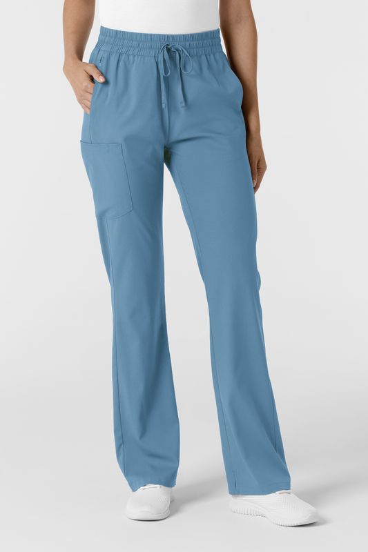 Pantalone donna 5251 palazzo - pacific blue