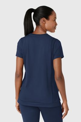 Casacca donna 6359 girocollo - blu navy