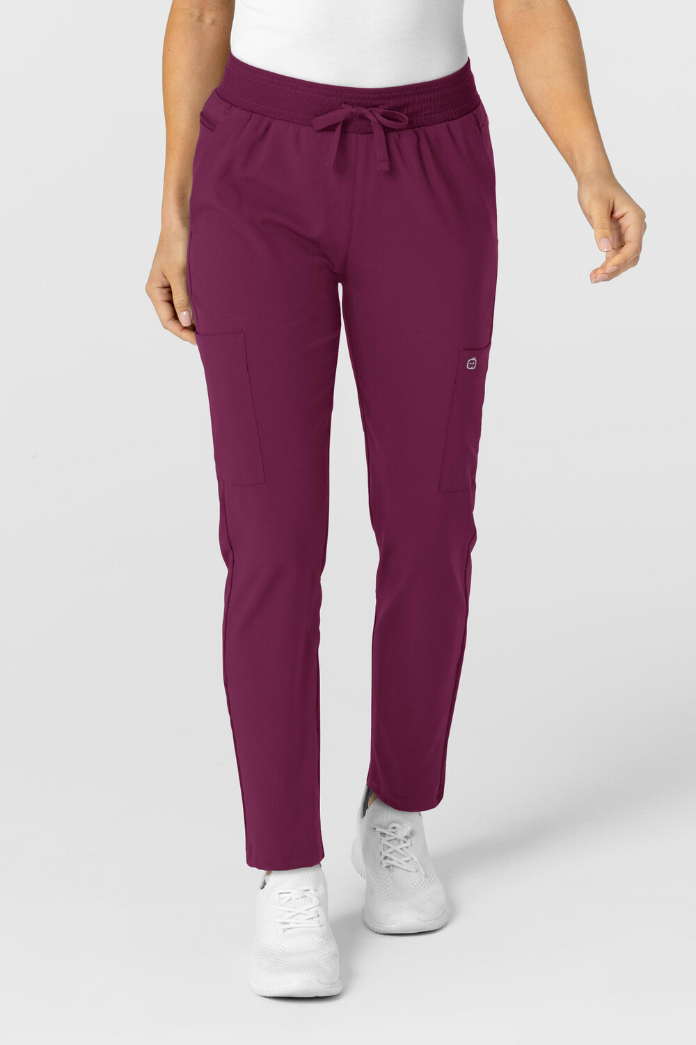 Pantalone donna 5045 sport 8 tasche wine