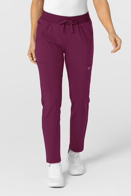 Pantalone donna 5045 sport 8 tasche wine
