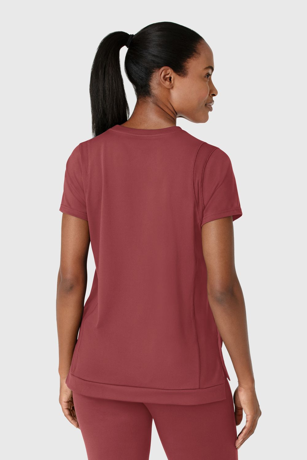 Casacca donna 6359 girocollo - rubino