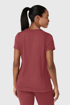 Casacca donna 6359 girocollo - rubino