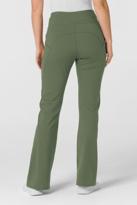 Pantalone donna 5459 yoga svasato olive