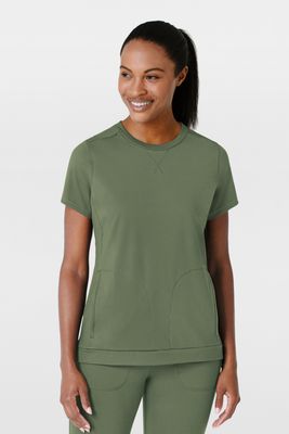 Casacca donna 6359 girocollo olive Casacca donna 6359 girocollo olive