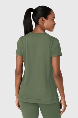 Casacca donna 6359 girocollo - oliva