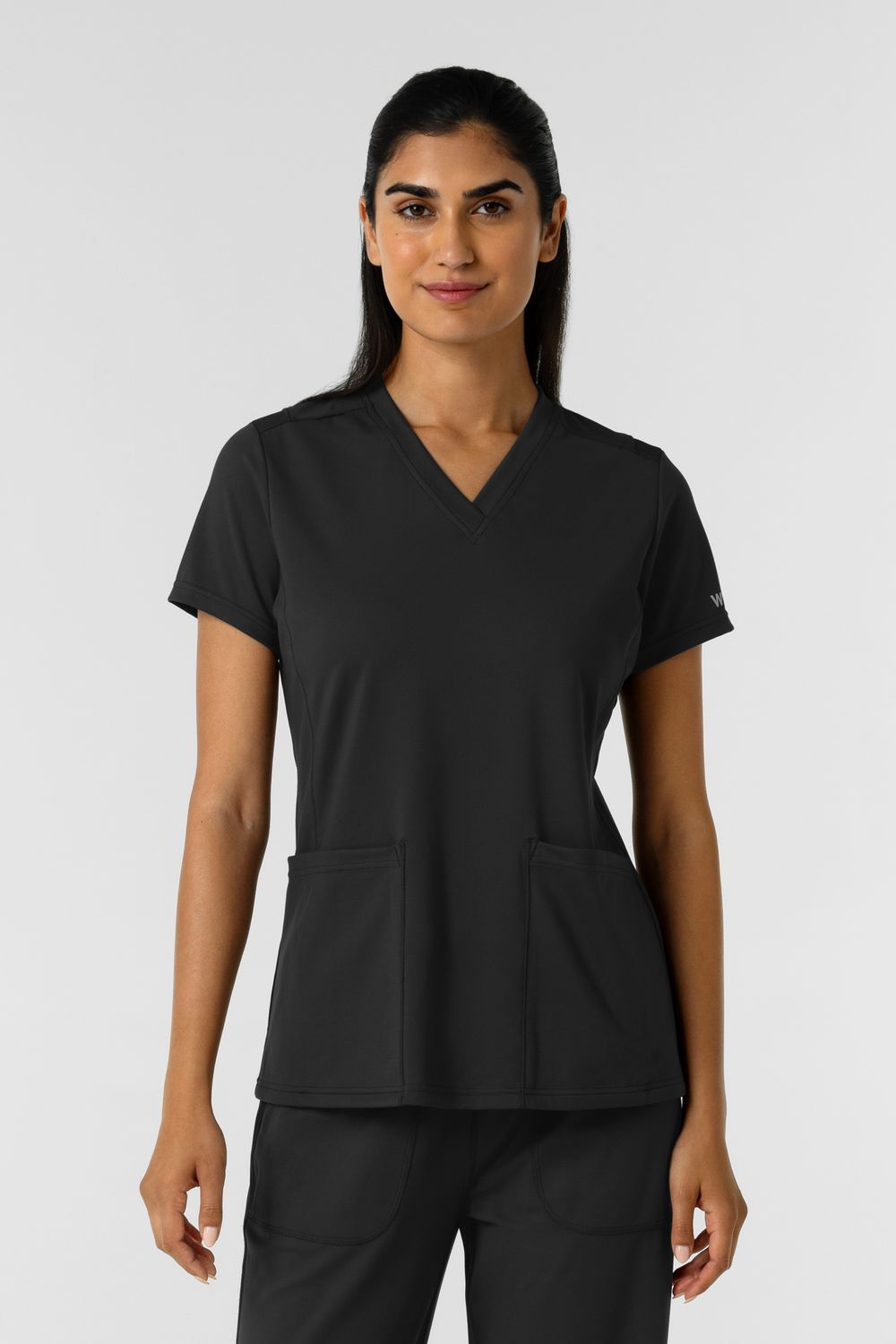 Casacca donna 6559 scollo a V black