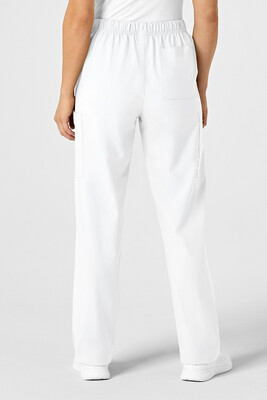 Pantalone unisex 5855 cargo white