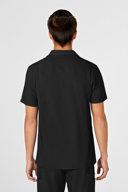 Casacca uomo 6055 scollo a V polo black