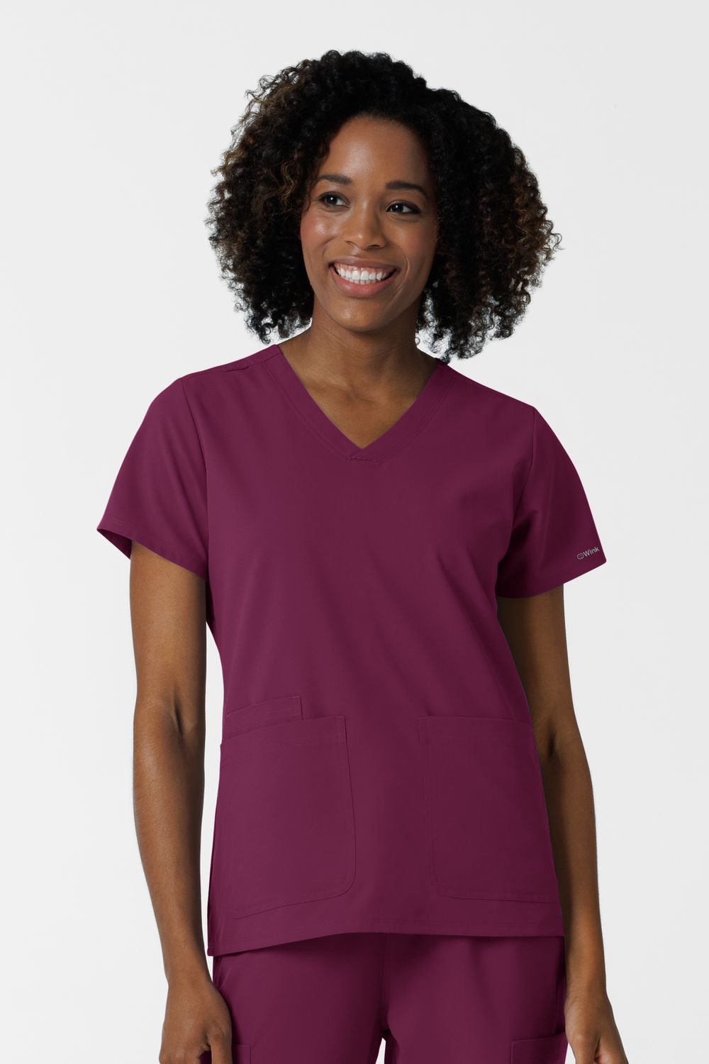 Casacca donna 6180 scollo a V - vinaccia Casacca donna 6180 scollo a V - vinaccia