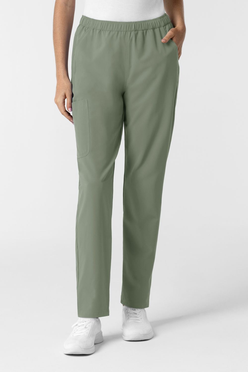 Pantalone donna 5280 slim - salvia