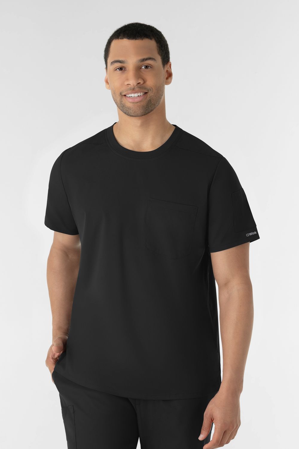 Casacca uomo 6651 girocollo - black Casacca uomo 6651 girocollo - black