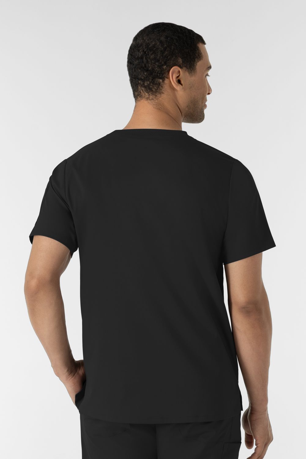 Casacca uomo 6651 girocollo - black
