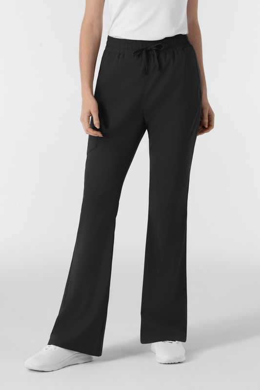 Pantalone donna 5551 svasato - black