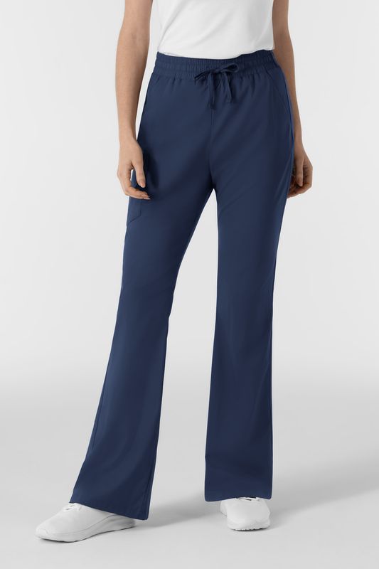Pantalone donna 5551 svasato - navy blue